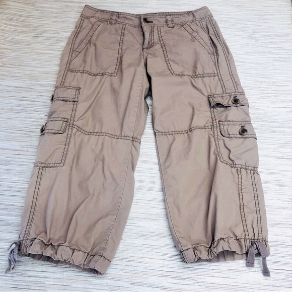 Ann Taylor Loft Tan Chino Capri Length Pants - Picture 3 of 16